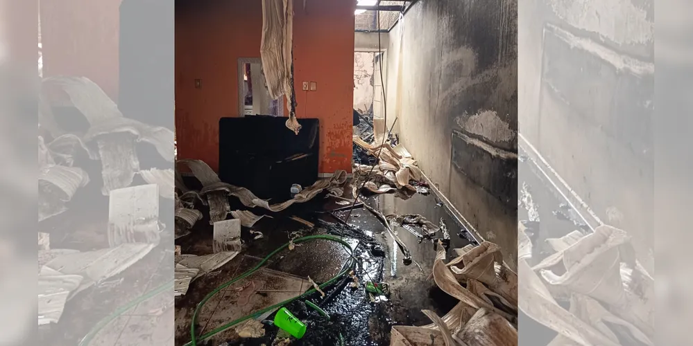 Registro da ocorrência atendida pela GCM e Bombeiros no bairro Cará-Cará