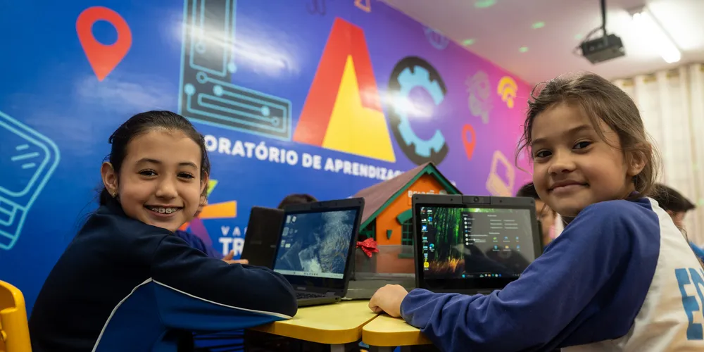 Os estudantes da Escola Heitor Dietzel, da rede municipal de Ponta Grossa