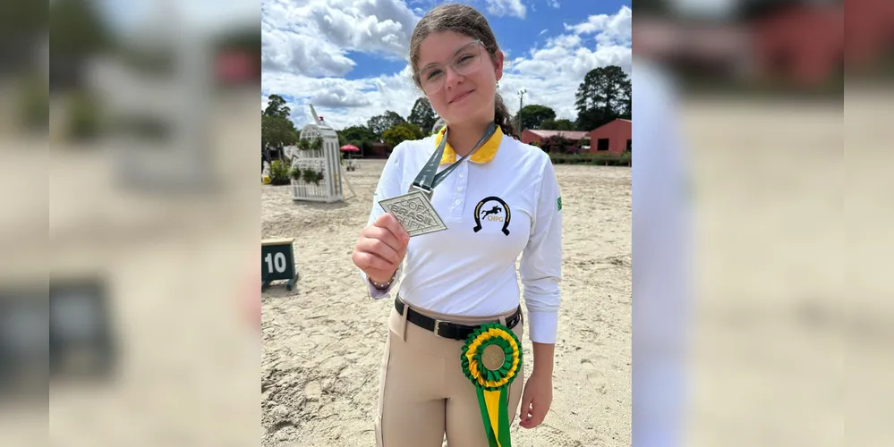 Estela representou o Paraná na competição nacional