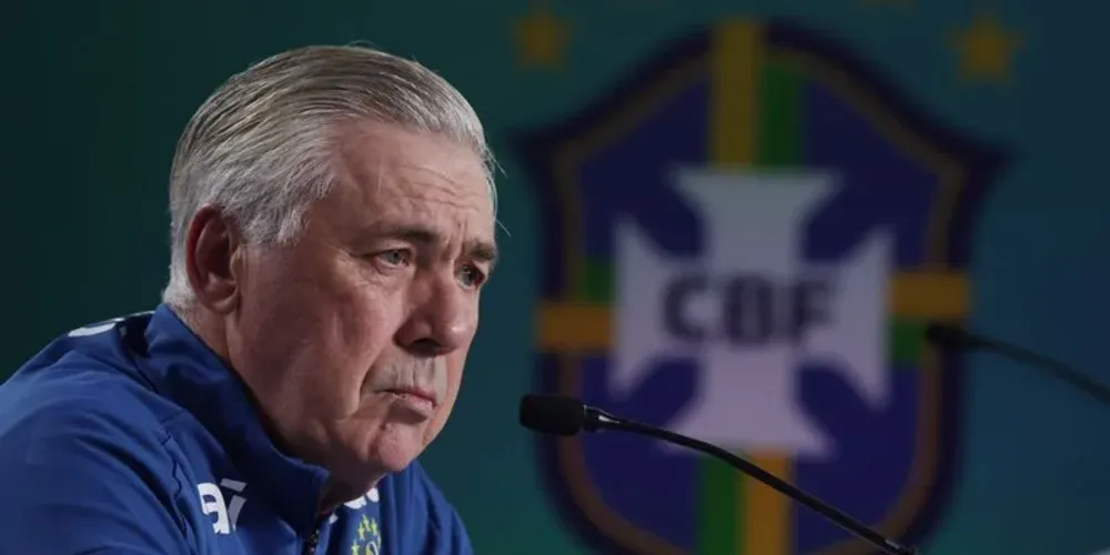 Carlo Ancelotti, técnico da Seleção Brasileira
