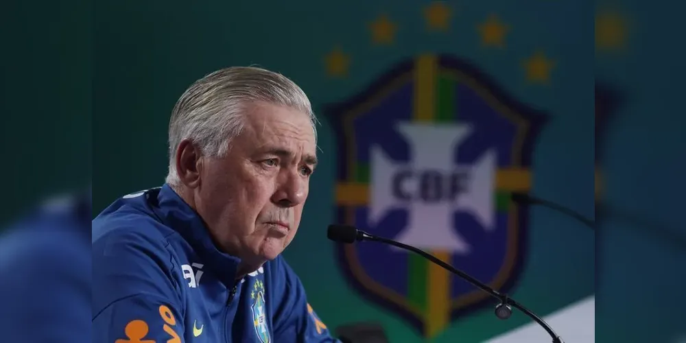Carlo Ancelotti, técnico da Seleção Brasileira