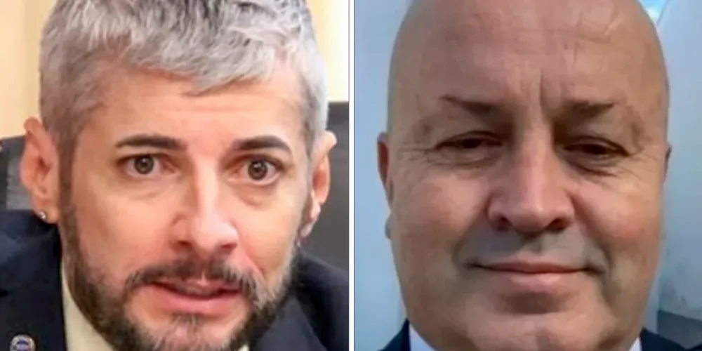 Aldroaldo Portal, ao lado do 'Careca do INSS', Antônio Carlos Camilo Antunes