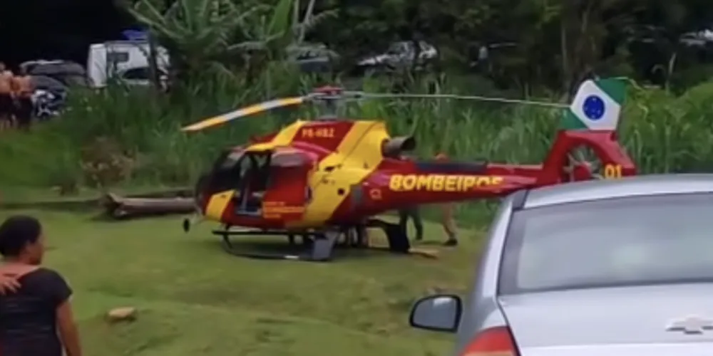 Segundo informações da corporação, a vítima é um homem de 21 anos