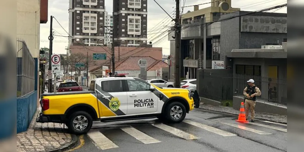 A ocorrência segue em andamento