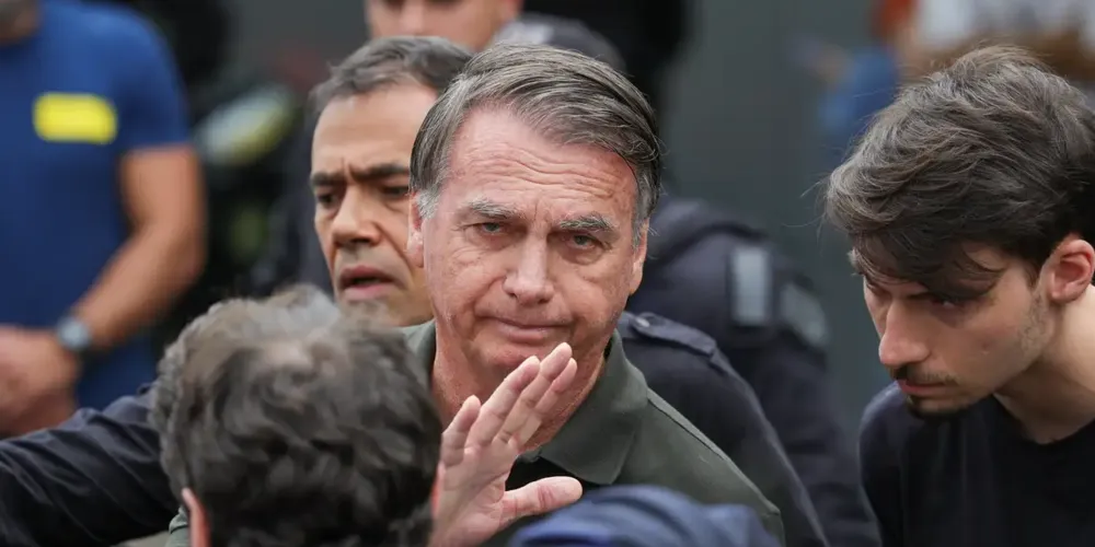 Jair Bolsonaro esta na Superintendência Regional da PF no Distrito Federal, onde participará da audiência por videoconferência