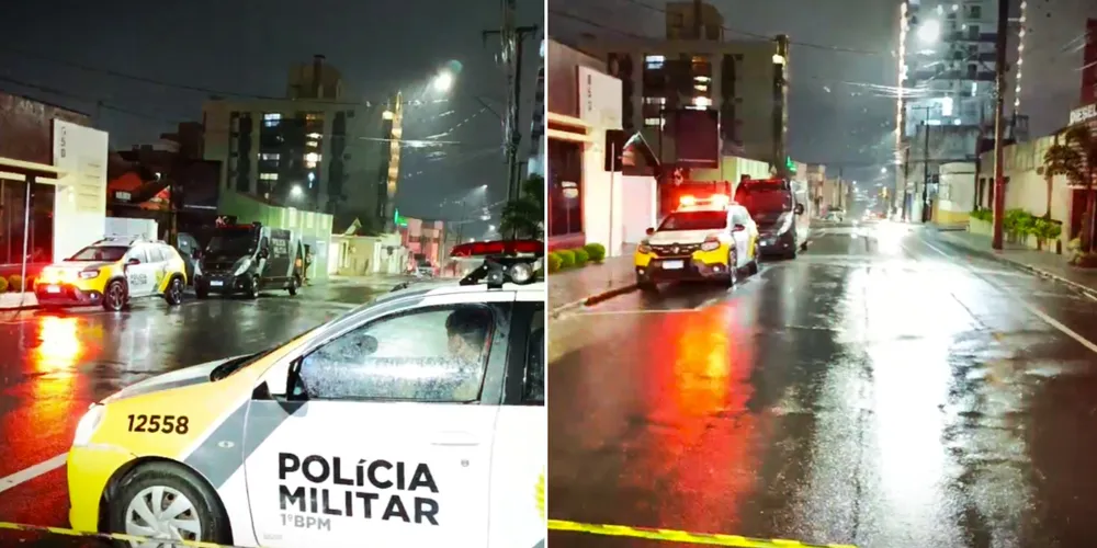 Várias autoridades de segurança estiveram acompanhando a ocorrência