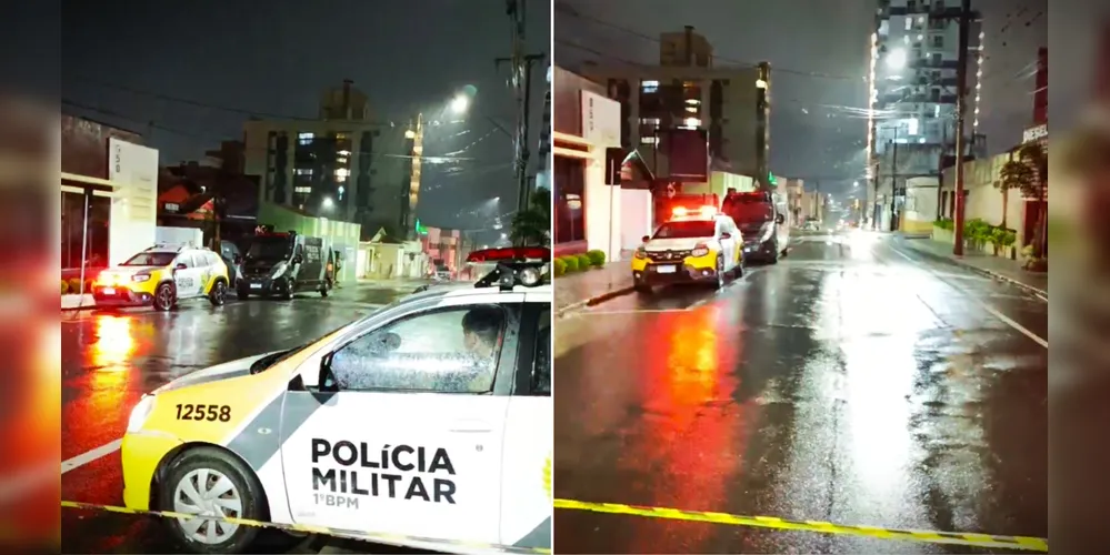 Várias autoridades de segurança estiveram acompanhando a ocorrência