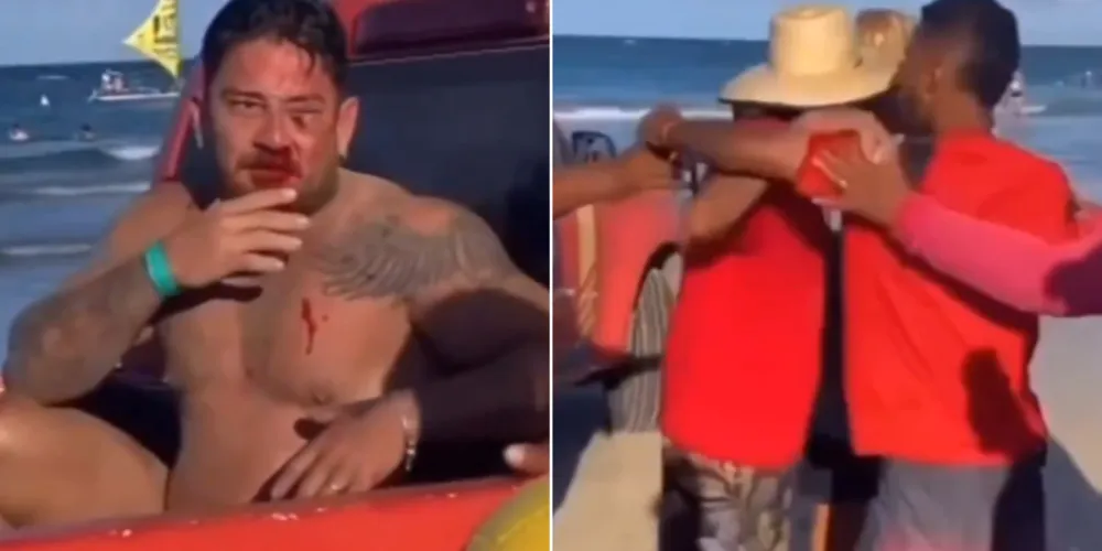 Confusão em praia em Porto de Galinhas