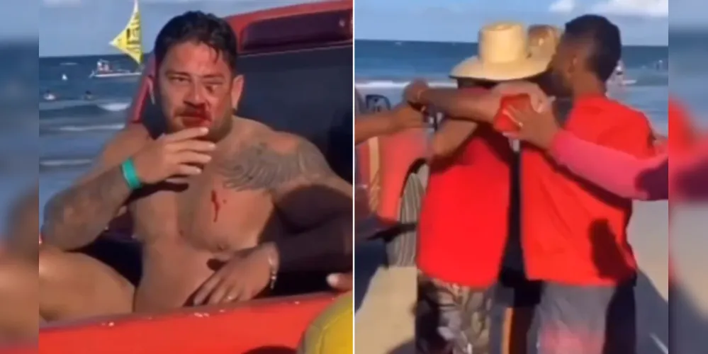 Confusão em praia em Porto de Galinhas