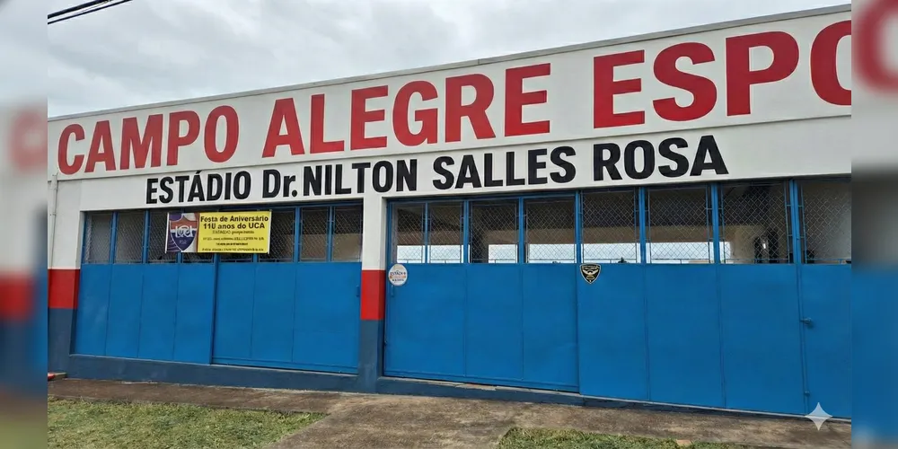 Campo do UCA fica na rua Andrade Neves, em Uvaranas