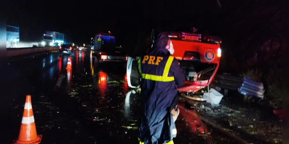 O acidente ocorreu durante o último domingo (23)