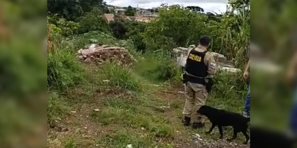 Corpo foi encontrado em uma área de mata, próximo a um córrego