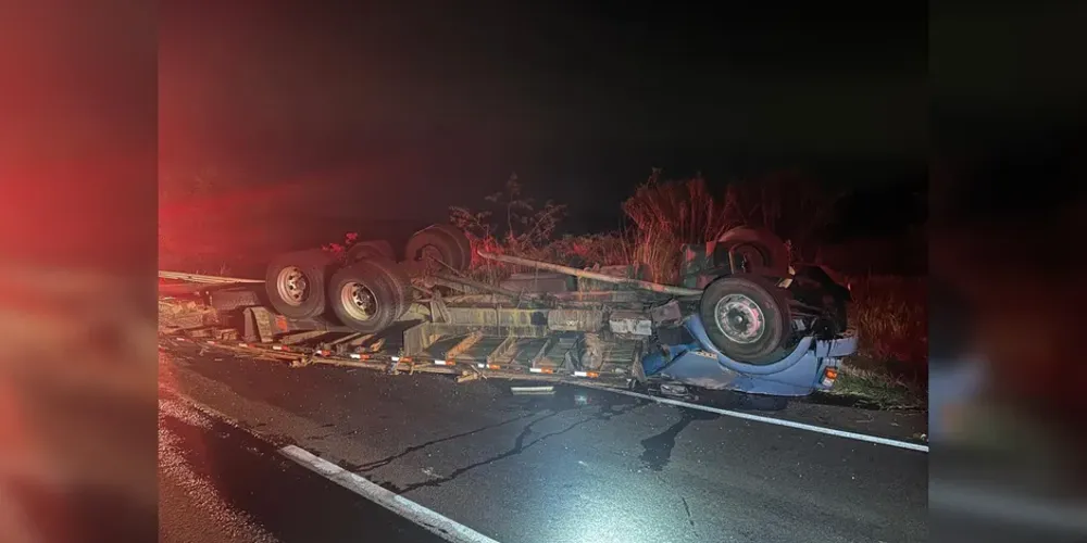 Caminhão era conduzido por jovem de 29 anos