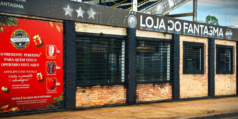 Produtos estão disponíveis na 'Loja do Fantasma', ao lado do Germano Krüger