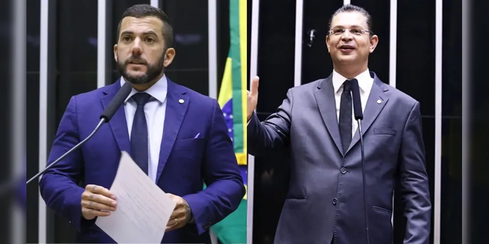 Deputados Carlos Jordy (PL) e Sóstenes Cavalcante (PL), respectivamente