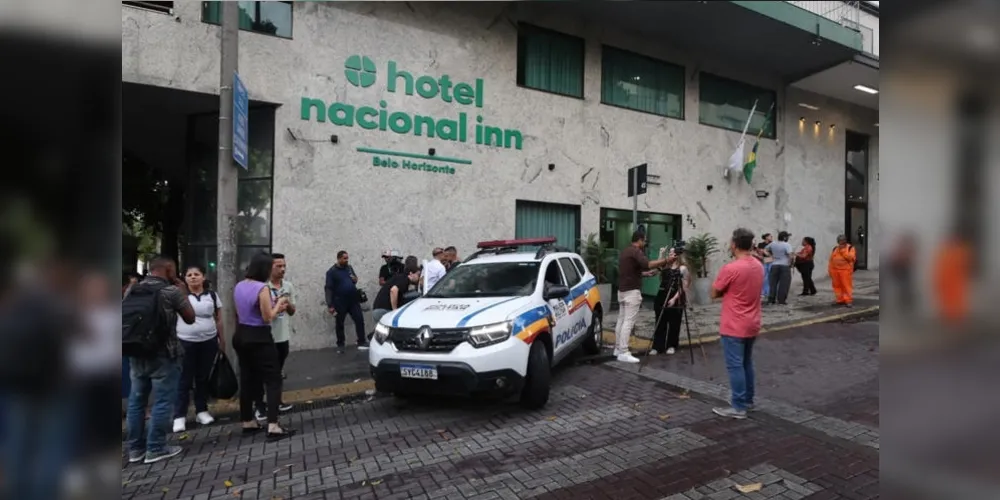 Mulher de 32 anos e a filha, de 6, morreram ao cair do 10º andar de um hotel no Centro de Belo Horizonte, na tarde dessa segunda-feira