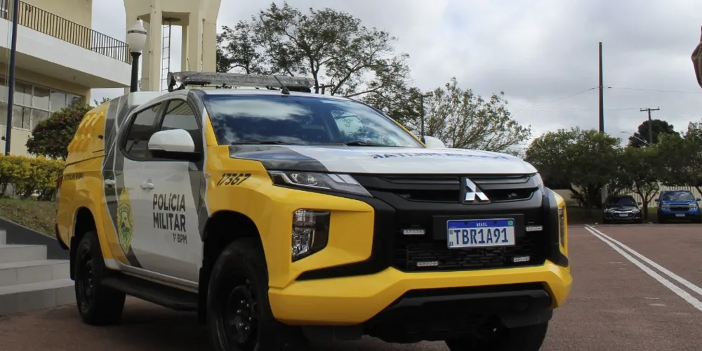 Equipe da Polícia Militar tentou localizar o suspeito, mas sem sucesso