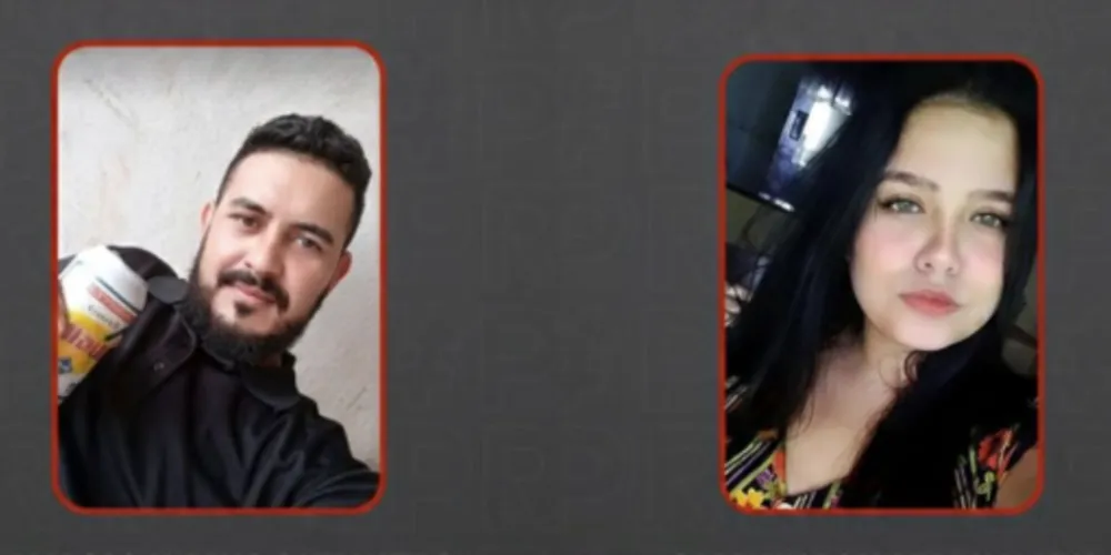 Marcos Aurélio Cavalheiro e Gabryelle Schmidt Halayco estão sendo procurados por possível envolvimento no desaparecimento de Fabiano Ribeiro Trindade