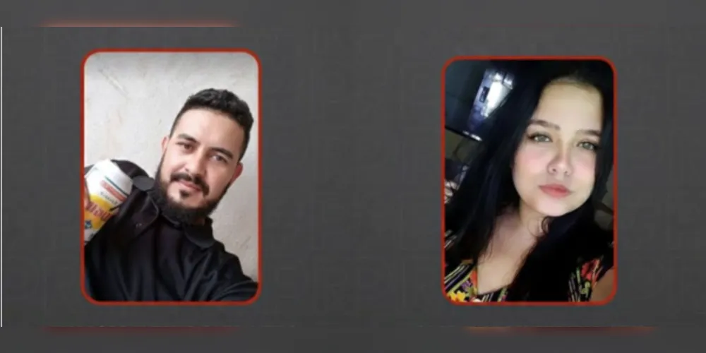 Marcos Aurélio Cavalheiro e Gabryelle Schmidt Halayco estão sendo procurados por possível envolvimento no desaparecimento de Fabiano Ribeiro Trindade