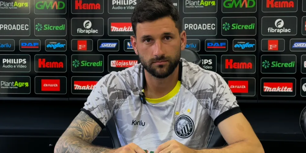 Gabriel Boschilia declarou o que o motivou a renovar com o time ponta-grossense