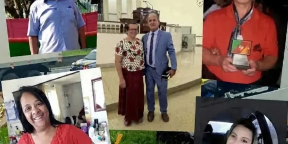 As vítimas estavam na van, que transportava 20 passageiros, e foi esmagada pelo caminhão