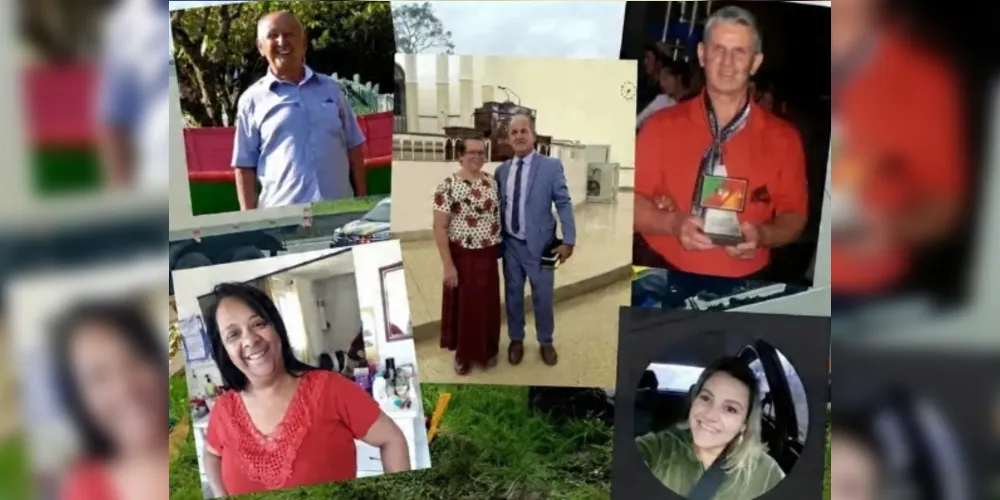 As vítimas estavam na van, que transportava 20 passageiros, e foi esmagada pelo caminhão