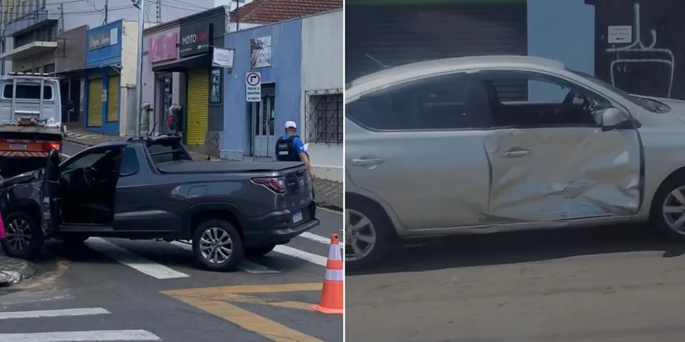 Acidente ocorreu no cruzamento da rua Visconde de Nacar, com a rua do Rosário
