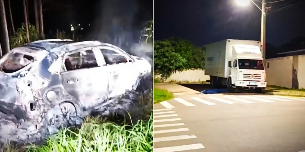 Carro estava em uma área de difícil acesso