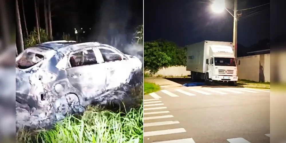 Carro estava em uma área de difícil acesso