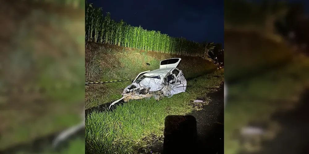 Carro era ocupado por três jovens, de 17, 18 e 19 anos