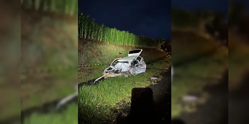 Carro era ocupado por três jovens, de 17, 18 e 19 anos