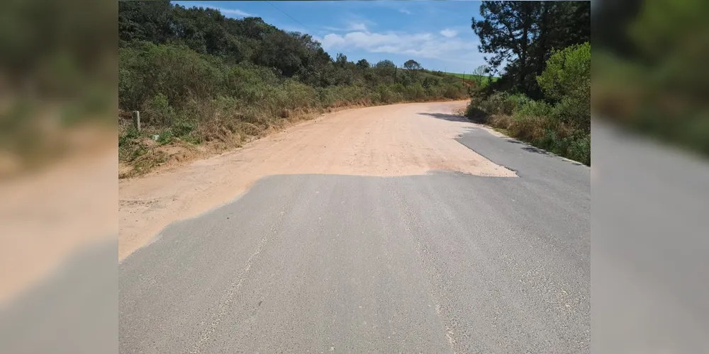 Devem ser pavimentados 33,5 quilômetros de estradas rurais