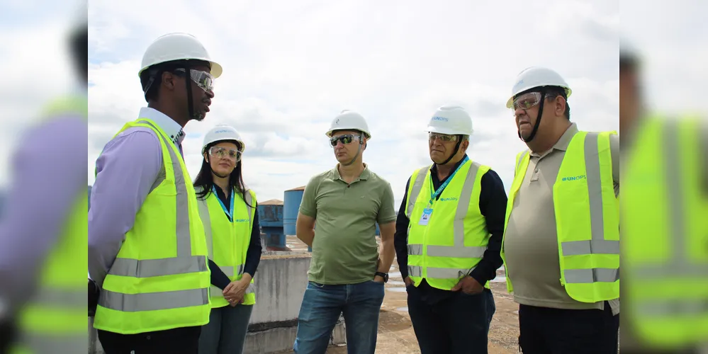 Visita de Itai Mukavari alinhou padrões de segurança do UNOPS na reforma das unidades armazenadoras da Conab