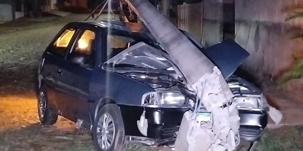 O acidente ocorreu na rua Brasília