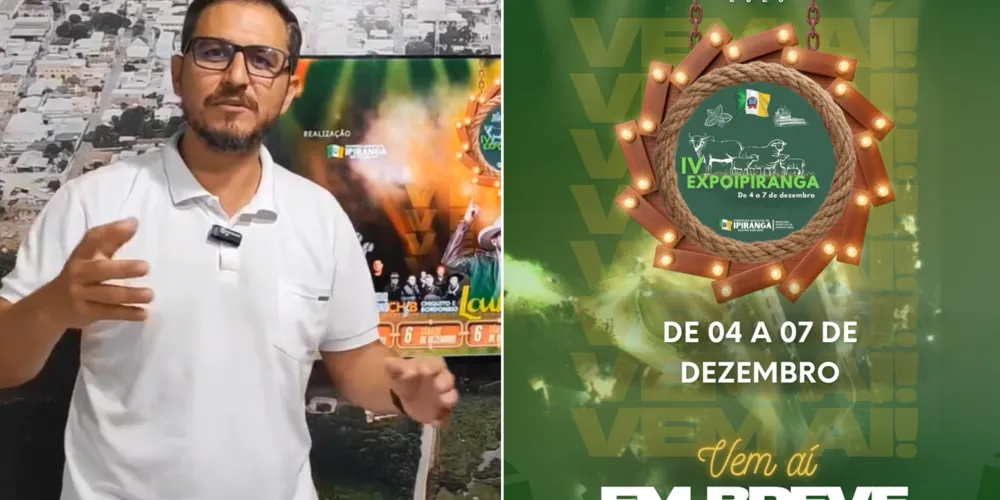 4ª edição da ExpoIpiranga começa na próxima sexta-feira (5)