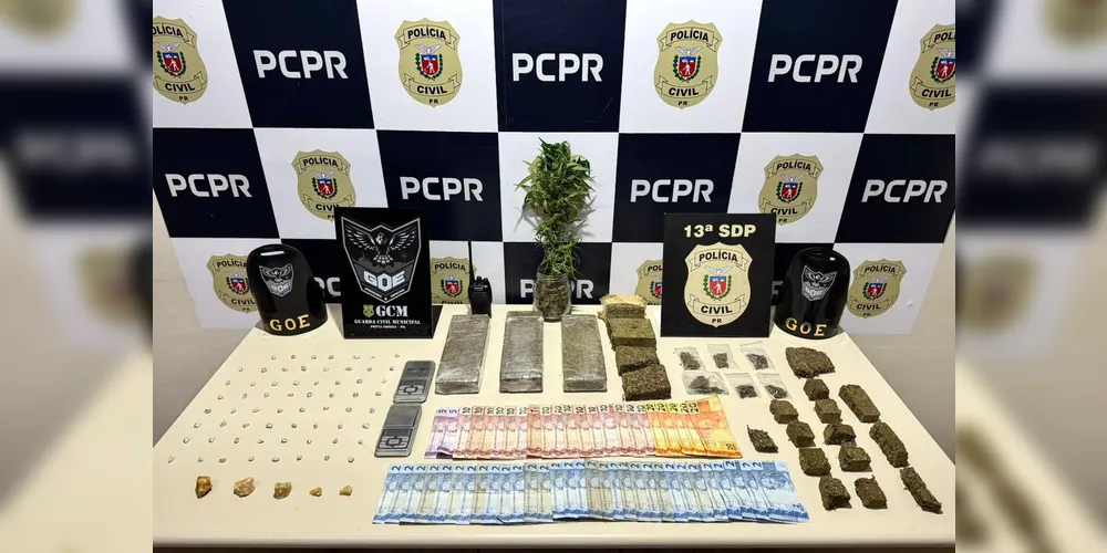 Material apreendido pela ação conjunta