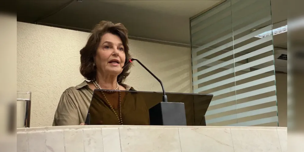 A deputada estadual Cristina Silvestri (PP) representa Guarapuava na Alep