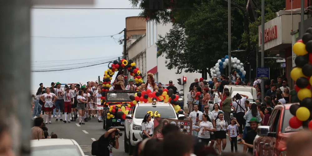 Desfile reuniu 32 blocos no Centro de Ponta Grossa