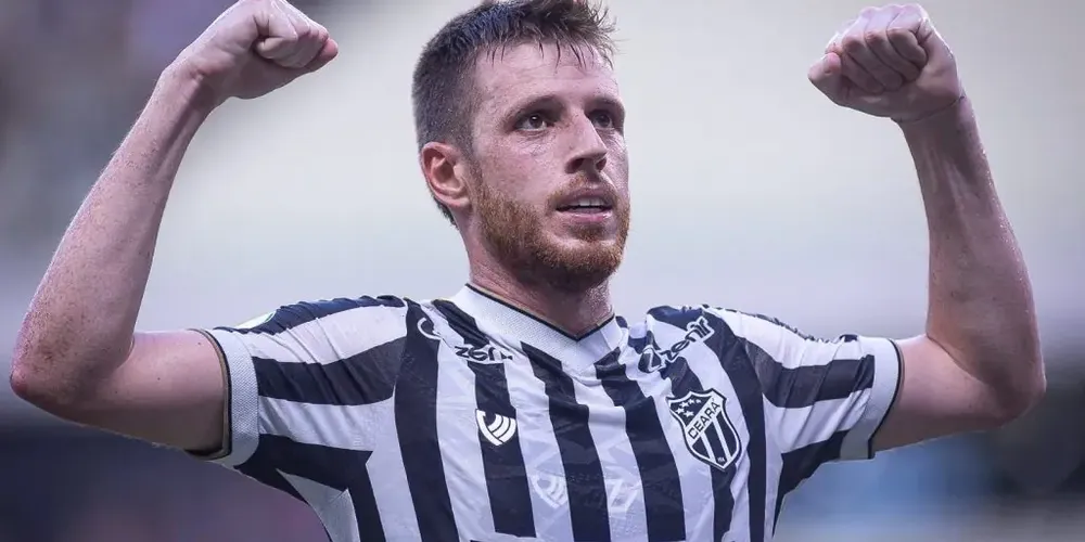 Aylon foi vice-artilheiro do Ceará em 2024, ano em que o clube subiu para a Série A