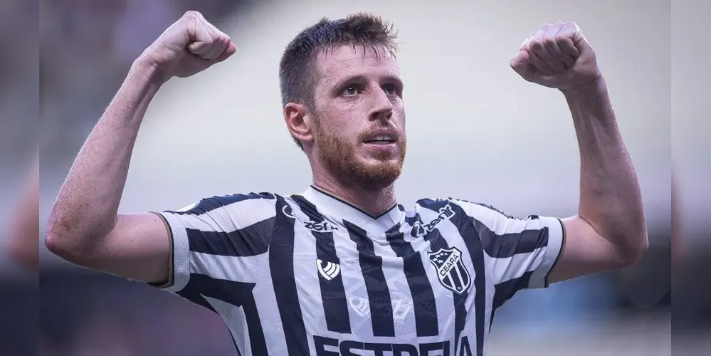 Aylon foi vice-artilheiro do Ceará em 2024, ano em que o clube subiu para a Série A