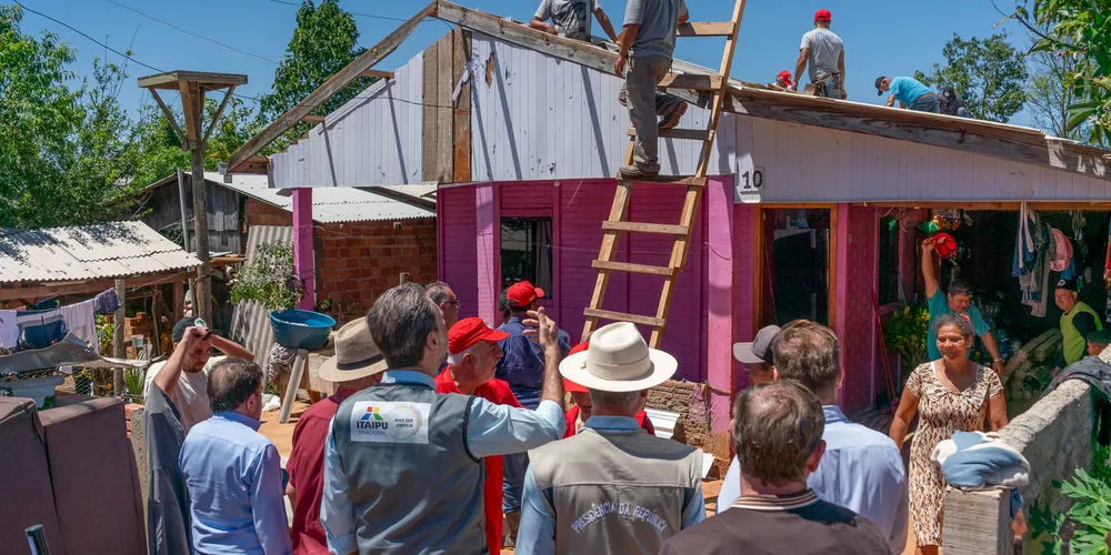 Equipe da Itaipu em Rio Bonito do Iguaçu