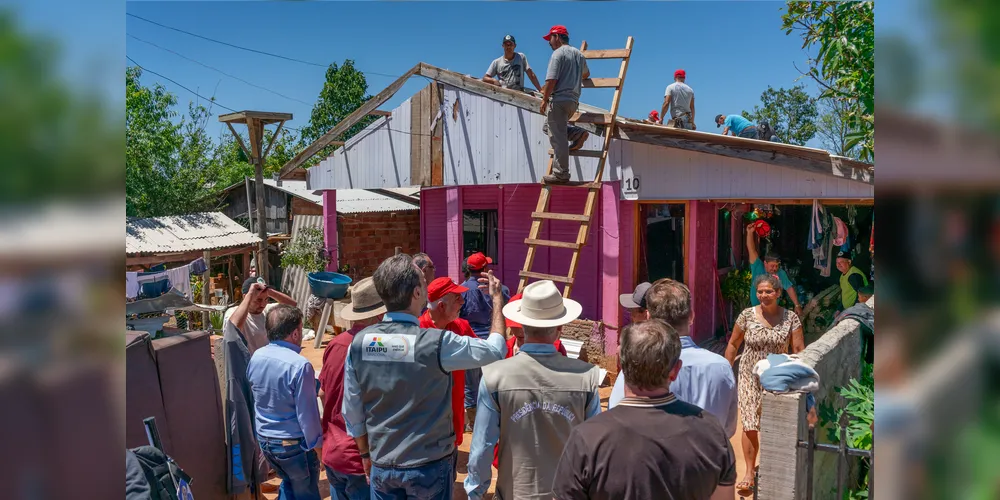 Equipe da Itaipu em Rio Bonito do Iguaçu