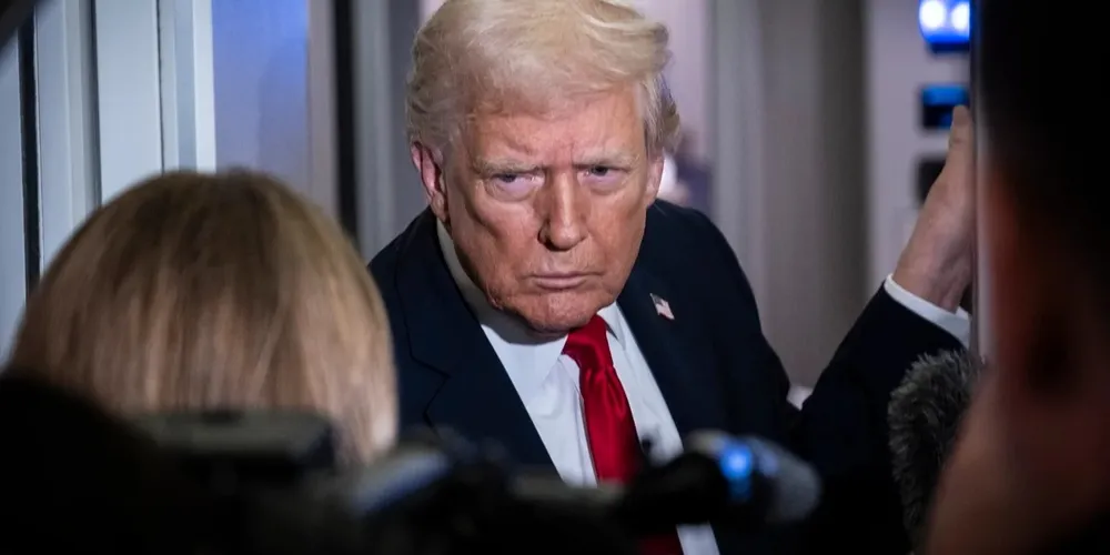 Presidente dos Estados Unidos, Donald Trump, xinga jornalistas