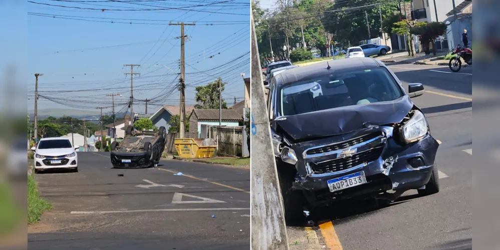 Apesar da batida, ninguém se feriu