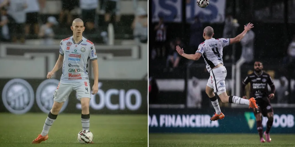 Bernardo em ação com as cores do Operário Ferroviário