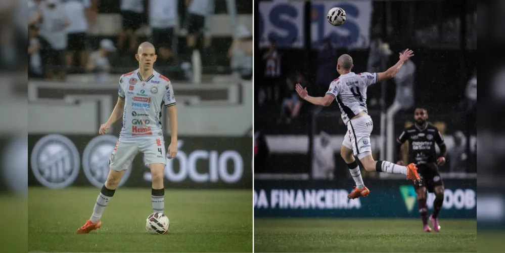 Bernardo em ação com as cores do Operário Ferroviário