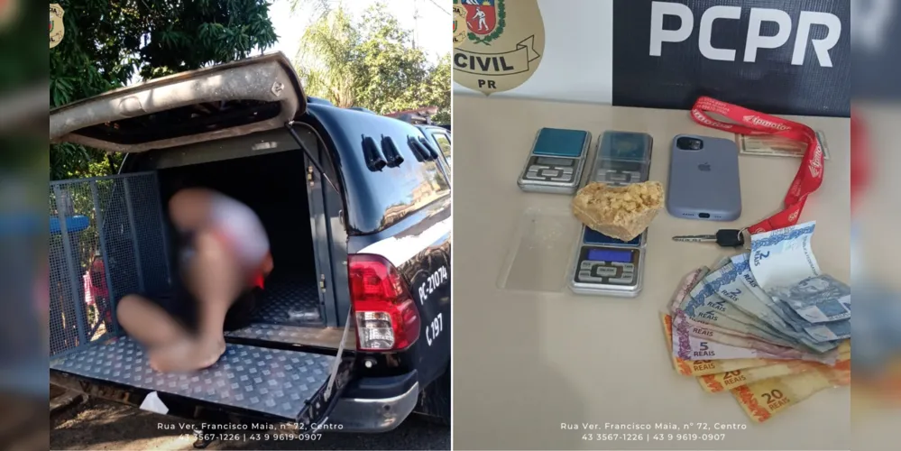 Com essa ação, a Polícia Civil de Sengés contabiliza 78 prisões no ano de 2025