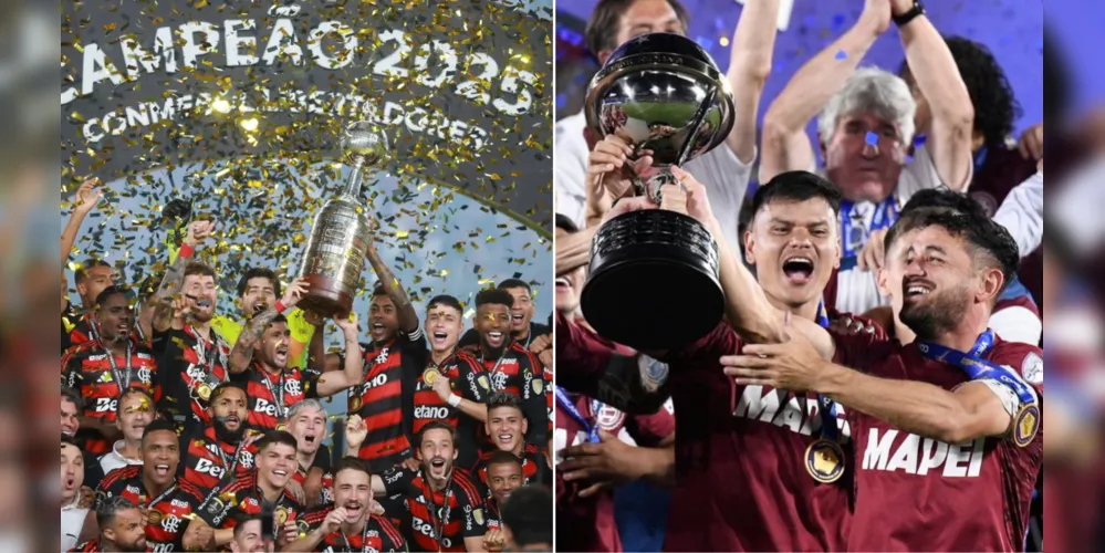Flamengo e Lanús venceram as competições jogando contra o time brasileiro na final