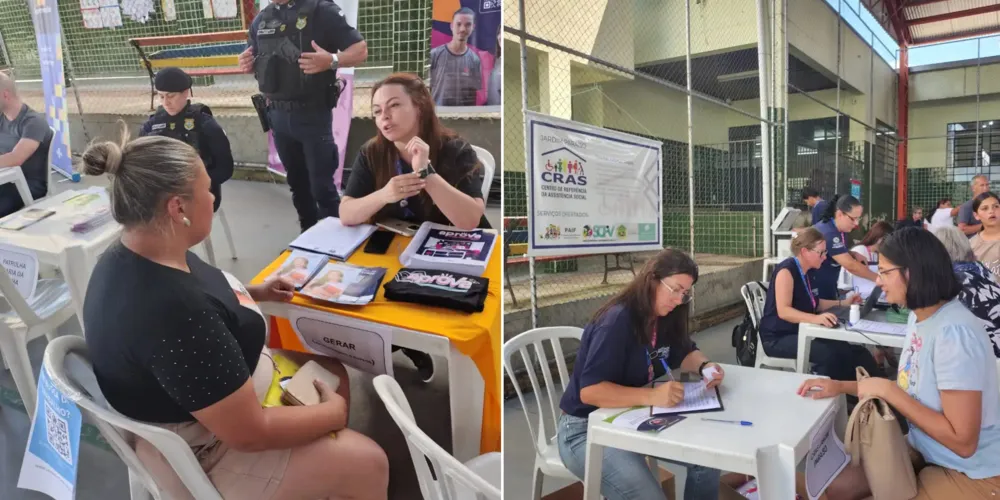 A última ação do ano foi realizada nas dependências da Escola Municipal Doutor Edgar Sponholz