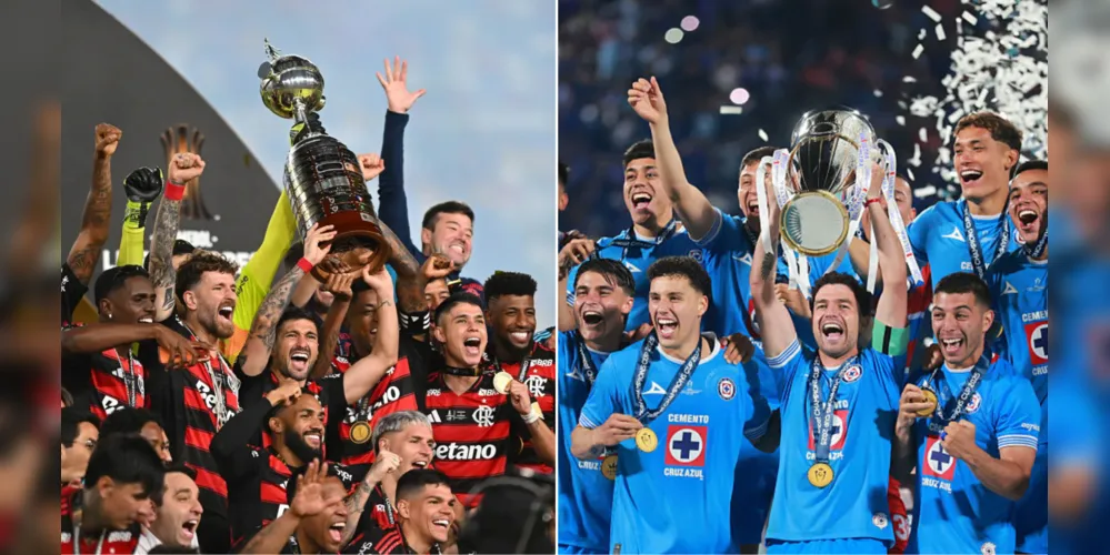 Flamengo e Cruz Azul foram campeões continentais em 2025